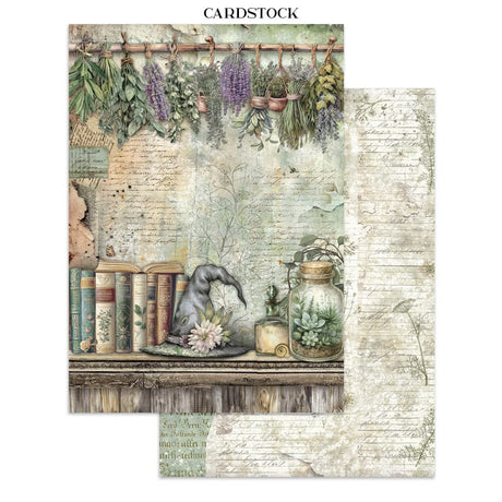 Junk Journal - Herbarium Silvae - 2 - Stamperia - Tidformera