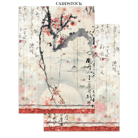 Junk Journal - Oriental Garden - 2 - Stamperia - Tidformera