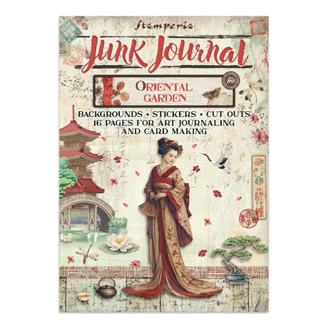 Junk Journal - Oriental Garden - 1 - Stamperia - Tidformera