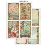 Junk Journal - Oriental Garden - 17 - Stamperia - Tidformera