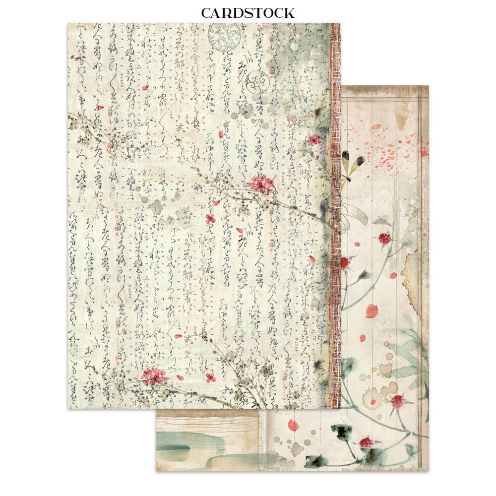Junk Journal - Oriental Garden - 12 - Stamperia - Tidformera