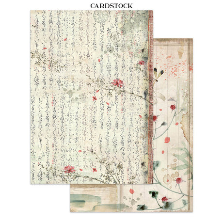 Junk Journal - Oriental Garden - 12 - Stamperia - Tidformera