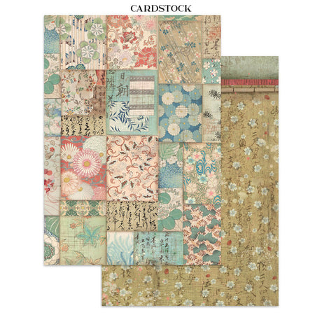 Junk Journal - Oriental Garden - 9 - Stamperia - Tidformera