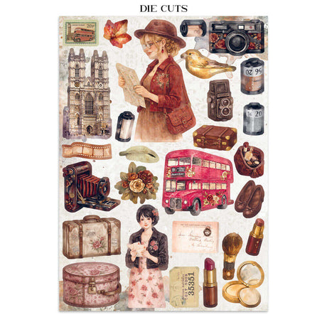 Junk Journal - Our Way - 18 - Stamperia - Tidformera