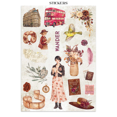 Junk Journal - Our Way - 16 - Stamperia - Tidformera