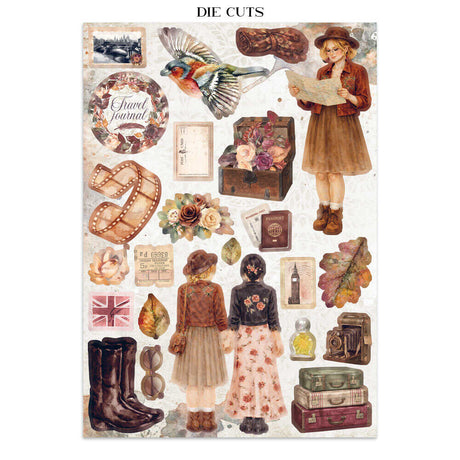 Junk Journal - Our Way - 8 - Stamperia - Tidformera