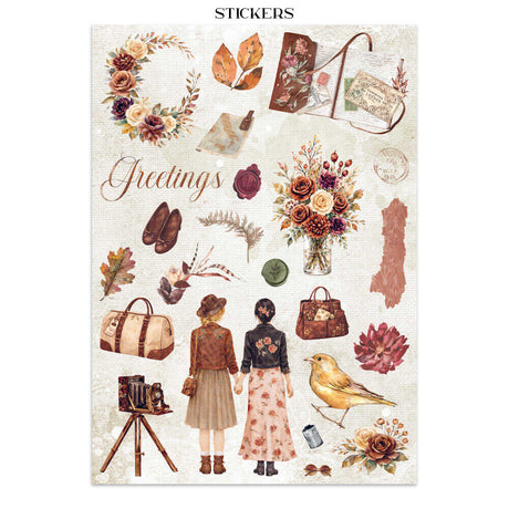 Junk Journal - Our Way - 5 - Stamperia - Tidformera