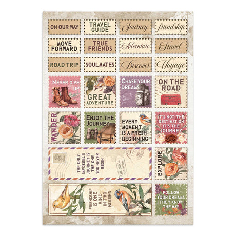 Junk Journal - Our Way - 12 - Stamperia - Tidformera