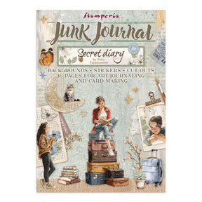 Junk Journal - Secret diary - 1 - Stamperia - Tidformera