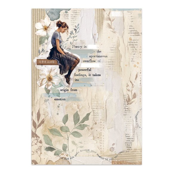 Junk Journal - Secret diary - 4 - Stamperia - Tidformera