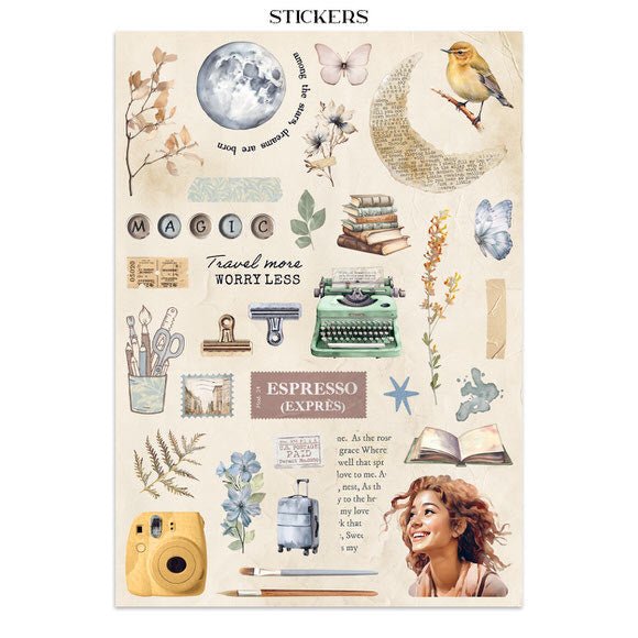 Junk Journal - Secret diary - 10 - Stamperia - Tidformera