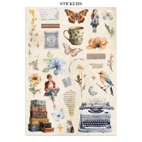 Junk Journal - Secret diary - 9 - Stamperia - Tidformera