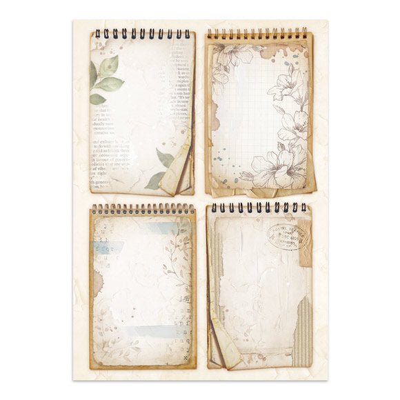 Junk Journal - Secret diary - 30 - Stamperia - Tidformera