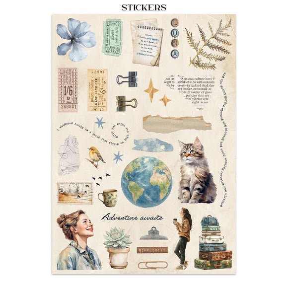 Junk Journal - Secret diary - 20 - Stamperia - Tidformera
