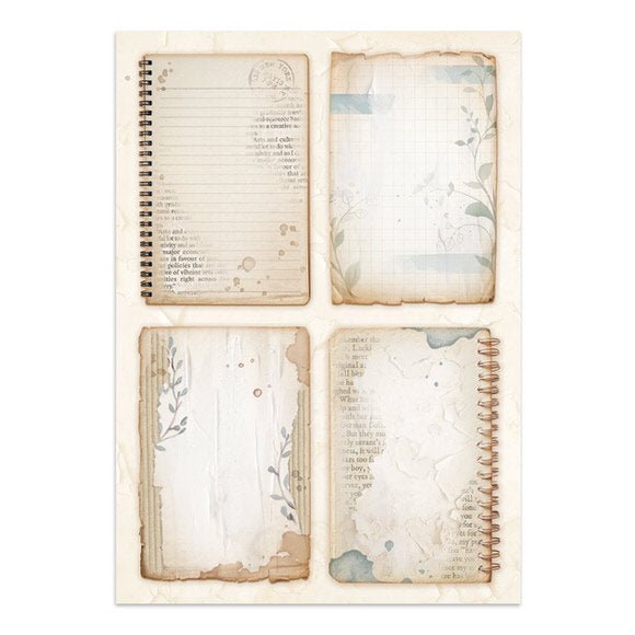 Junk Journal - Secret diary - 33 - Stamperia - Tidformera