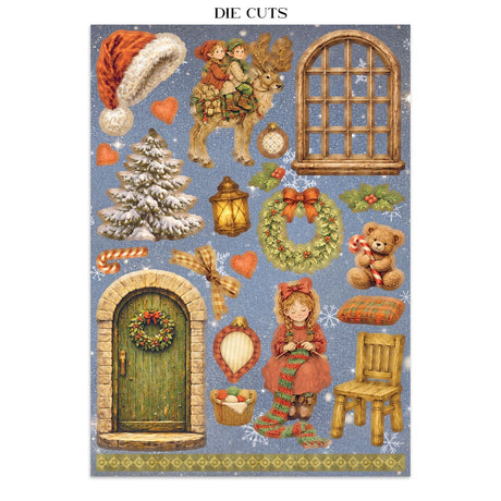Junk Journal - Silent Night - 7 - Stamperia - Tidformera