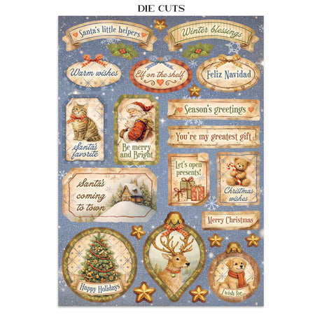 Junk Journal - Silent Night - 23 - Stamperia - Tidformera