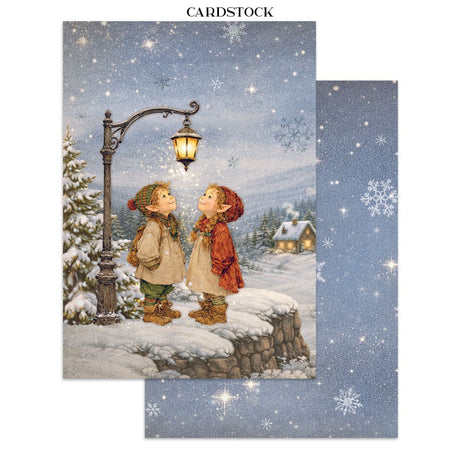 Junk Journal - Silent Night - 6 - Stamperia - Tidformera