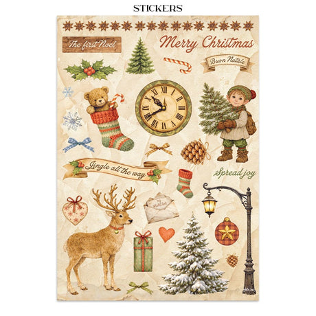 Junk Journal - Silent Night - 5 - Stamperia - Tidformera