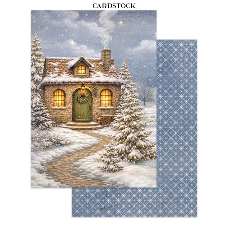 Junk Journal - Silent Night - 2 - Stamperia - Tidformera