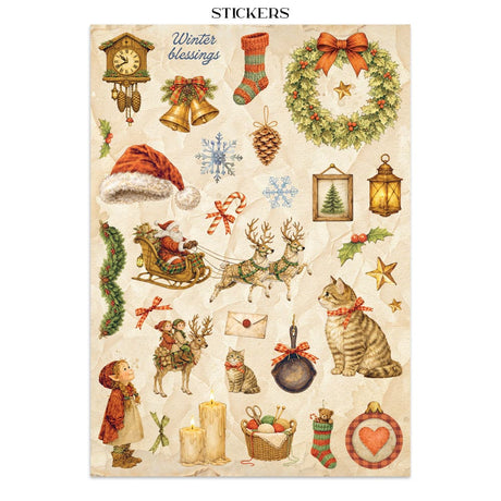 Junk Journal - Silent Night - 8 - Stamperia - Tidformera