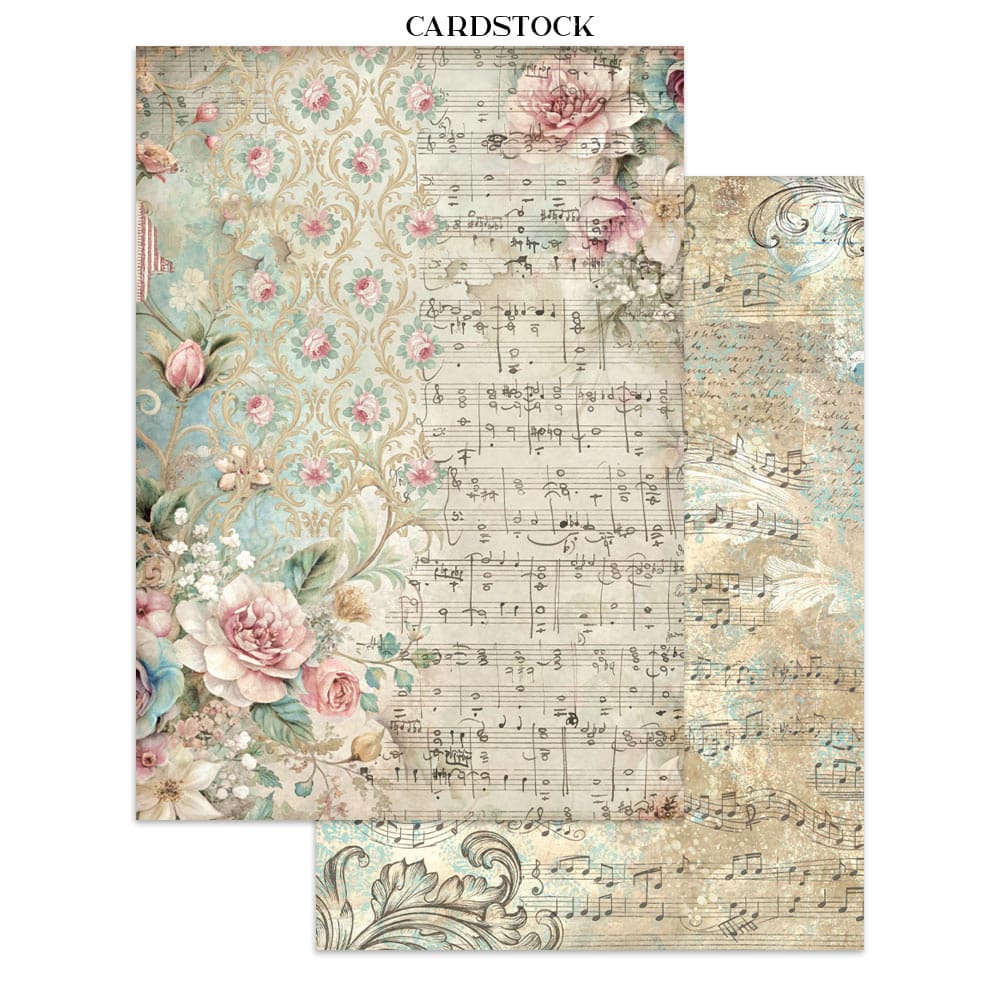 Junk Journal - Symphony - 11 - Stamperia - Tidformera