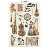 Junk Journal - Symphony - 24 - Stamperia - Tidformera