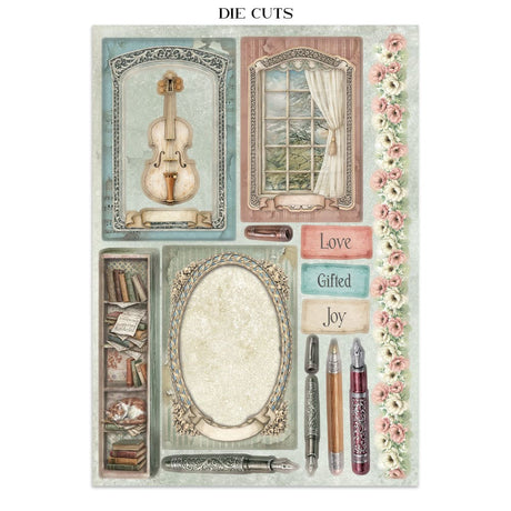 Junk Journal - Symphony - 18 - Stamperia - Tidformera