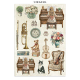 Junk Journal - Symphony - 9 - Stamperia - Tidformera