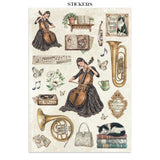 Junk Journal - Symphony - 23 - Stamperia - Tidformera