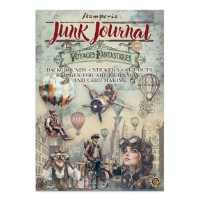 Junk Journal - Voyages Fantastiques - 1 - Stamperia - Tidformera