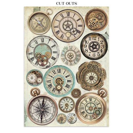 Junk Journal - Voyages Fantastiques - 6 - Stamperia - Tidformera