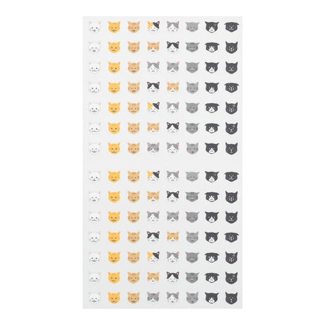 Kalenderstickers Midori Trackers - Feelings Cat - 1 - Midori - Tidformera
