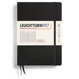 Linjerad skrivbok Lt A5 Hård pärm Black från Leuchtturm1917 - Svart anteckningsbok - Tidformera