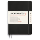 Linjerad skrivbok Lt B5 Mjuk pärm Black från Leuchtturm1917 - Svart anteckningsbok - Tidformera