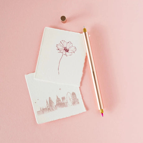 Lumos Pro Refillable Multi - Tip Pen - Duo Tip - Rose Gold - 2 - Tom's Studio - Tidformera