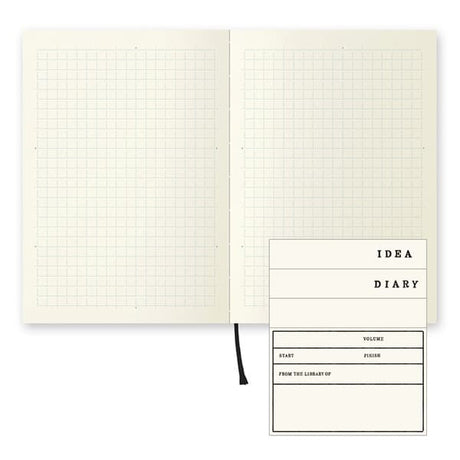MD Notebook A6 - Rutad - 2 - Midori - Tidformera