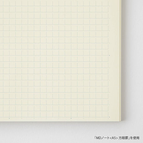 MD Notebook B6 Slim - Grid - 3 - Midori - Tidformera