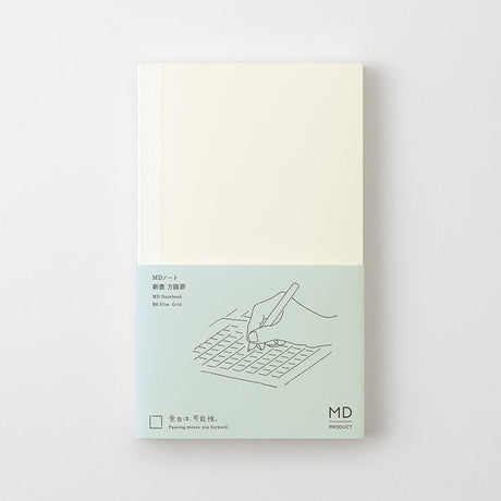 MD Notebook B6 Slim - Grid - 7 - Midori - Tidformera
