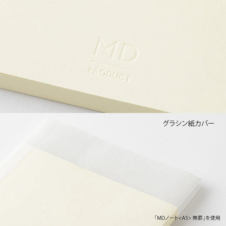 MD Notebook B6 Slim - Grid - 4 - Midori - Tidformera