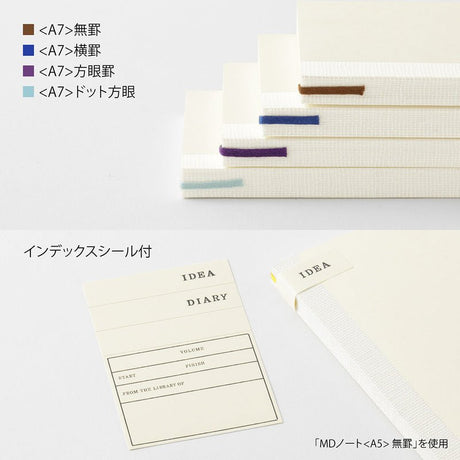 MD Notebook Journal A7 Dotted - 7 - Midori - Tidformera