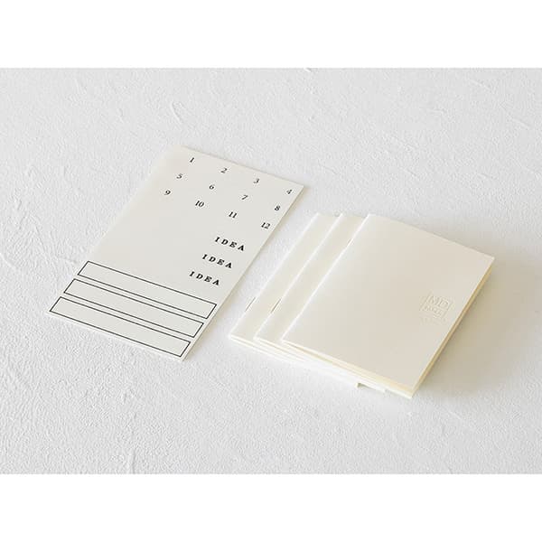 MD Notebook Light - Skrivhäfte - 3 - pack A7 - Linjerad - 5 - Midori - Tidformera