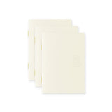 MD Notebook Light - Skrivhäfte - 3 - pack A7 - Linjerad - 2 - Midori - Tidformera