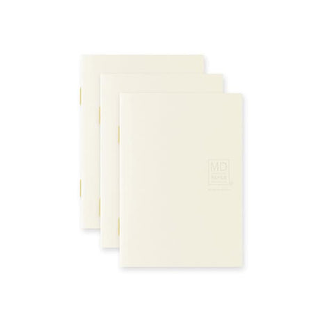MD Notebook Light - Skrivhäfte - 3 - pack A7 - Olinjerad - 2 - Midori - Tidformera