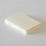 MD Notebook Light - Skrivhäfte - 3 - pack A7 - Olinjerad - 4 - Midori - Tidformera