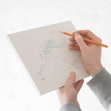 MD Paper Pad A4 Cotton - Blank - 4 - Midori - Tidformera