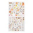Midori Kalenderstickers Färgtema - Brown - 2 - Midori - Tidformera