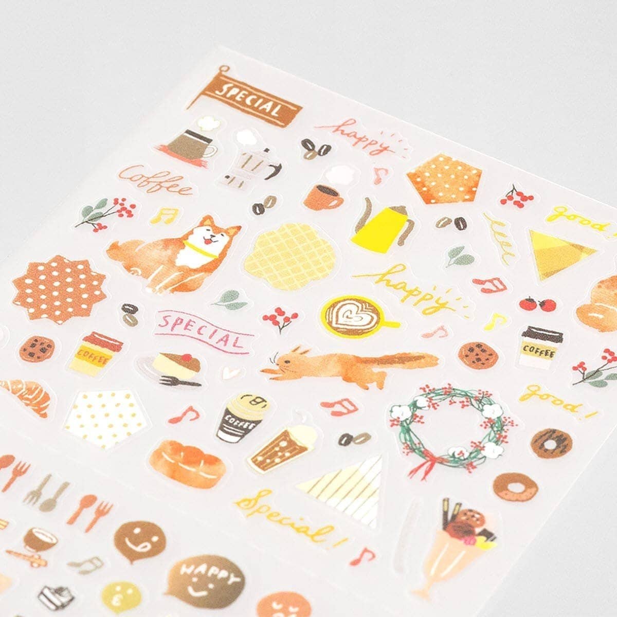 Midori Kalenderstickers Färgtema - Brown - 1 - Midori - Tidformera