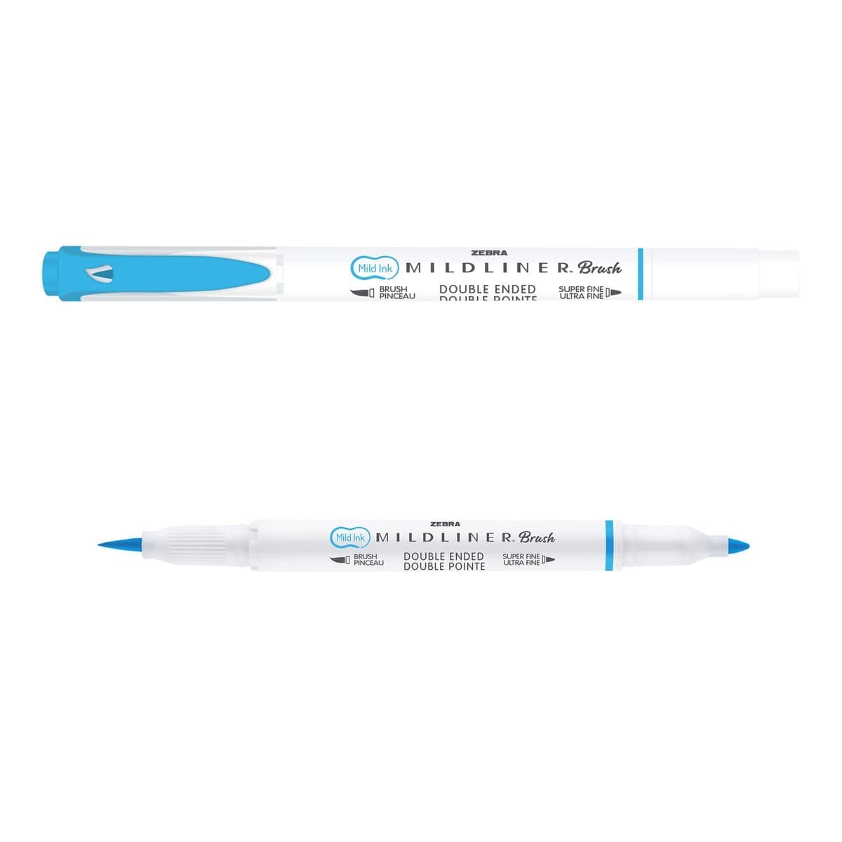 Mildliner Brush pen 5 - pack - Friendly - 3 - Zebra - Tidformera