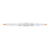 Mildliner Brush pen - Orange från Zebra - Orange penselpenna utan lock - Tidformera